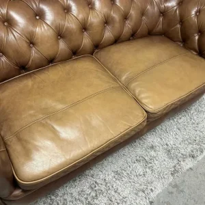 ALEXANDER & JAMES 3 SEATER CHESTERFIELD SOFA - Image 4