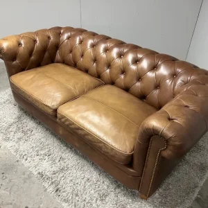 ALEXANDER & JAMES 3 SEATER CHESTERFIELD SOFA - Image 5
