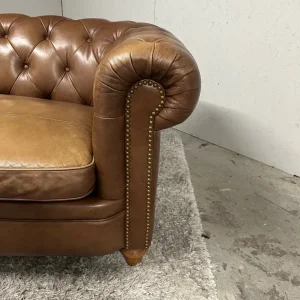 ALEXANDER & JAMES 3 SEATER CHESTERFIELD SOFA - Image 7