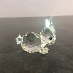 Swarovski Crystal Rabbit Resting - Image 2
