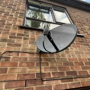 Sky dish with bracket removed - Image 2