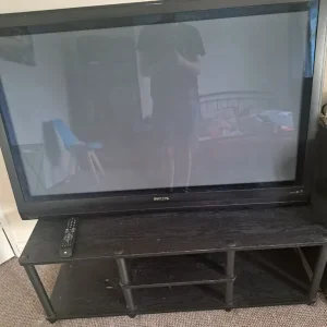 Philips 50" plasma TV with stand - Image 2