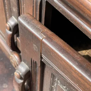 Ercol old dark wood sideboard - Image 5