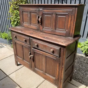 Ercol old dark wood sideboard
