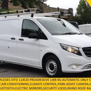 2021 Mercedes-Benz Vito 114 Progressive LWB 9G Auto – 56k miles, white, sat nav, aircon
