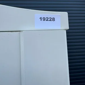 White 2-door wardrobe 75cm x 50cm x 174cm - Image 7