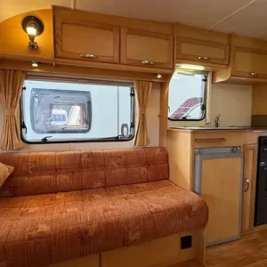 2005 Elddis Queensferry 556 SE 6 Berth Family Caravan with Rear Fixed Bunk Beds - Image 4
