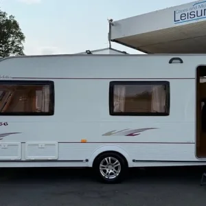 2005 Elddis Queensferry 556 SE 6 Berth Family Caravan with Rear Fixed Bunk Beds