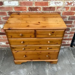 Large Solid Pine Chest of Drawers - Image 3