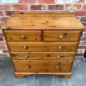 Large Solid Pine Chest of Drawers - Image 7