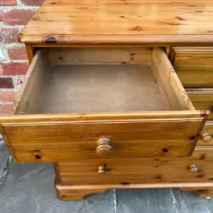 Large Solid Pine Chest of Drawers - Image 8