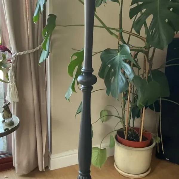 Vintage Wooden Standard Lamp