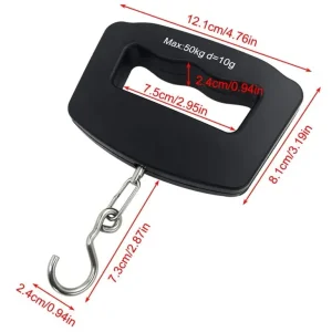 AFUNTA 50Kg/10g LCD Portable Hanging Weight Hook - Image 2
