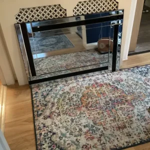 Black and silver rectangle mirror - Image 3