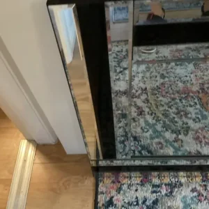 Black and silver rectangle mirror - Image 4