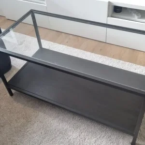 Glass 2-part coffee table - Image 3