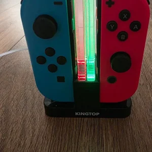 Nintendo Switch with games and accessories - Image 8