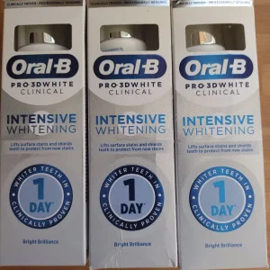 Oral B Intensive 1 Day Whitening Toothpaste – 3 Tubes