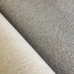 8m x 4m Wheat Beige Natural Weave Loop Pile Carpet Roll End - Image 6