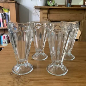 3 heavy sundae glasses - Image 3