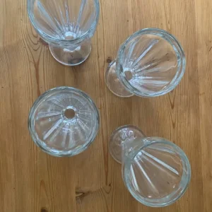 3 heavy sundae glasses - Image 6
