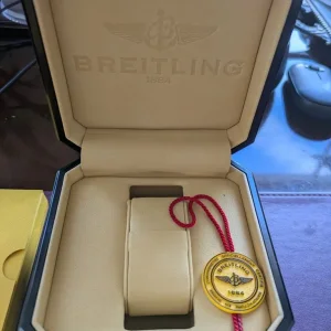 Breitling 1884 watch box and original papers - Image 2