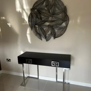 Side table and wall art