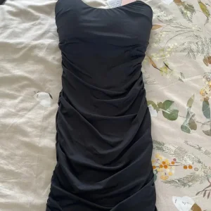 Women’s black oh polly ruched bandeau mini dress