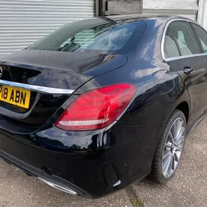 2018 Mercedes C-Class C200 AMG 1.6 TDi with front-end damage – auto, sat-nav, climate control - Image 2