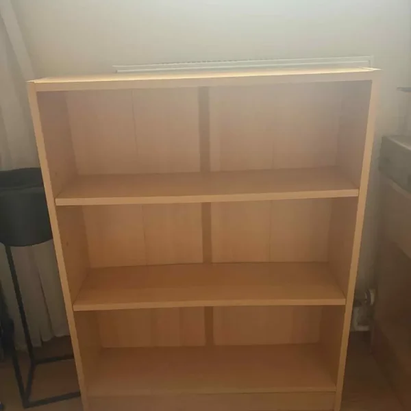Pine Bookshelf with Adjustable Shelves