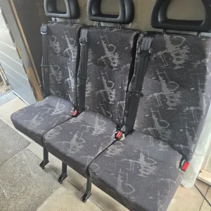 Mini bus seat and belts