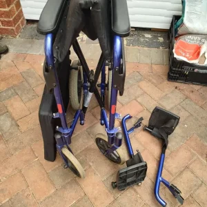 Invacare Alu Lite Folding Wheelchair - Image 4