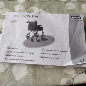 Invacare Alu Lite Folding Wheelchair
