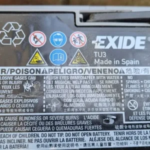 VW Polo 2008 1.2 Exide Battery Type 012 TU3 - Image 4