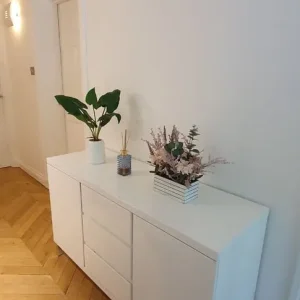 White gloss sideboard - Image 4