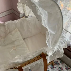 Wicker Baby Crib - Image 2