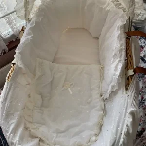 Wicker Baby Crib - Image 3