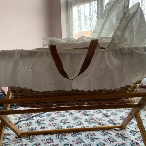 Wicker Baby Crib