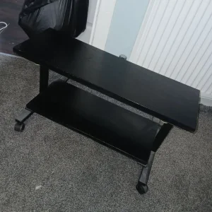 Small table with wheels