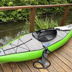 Gumotex Swing 1 Kayak with pump and paddle, in great shape - Image 4
