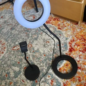 LED Ring Light with Stand and Phone Holder - Image 3