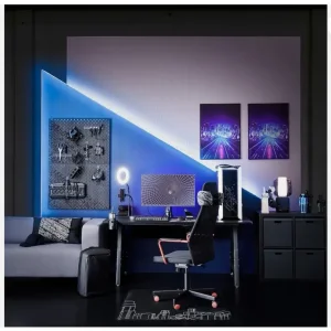 LED Ring Light with Stand and Phone Holder - Image 6