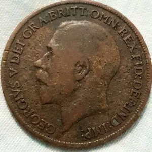 1921 One Penny Coin
