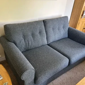 Lovely, comfortable corner couch with footstool - Image 2