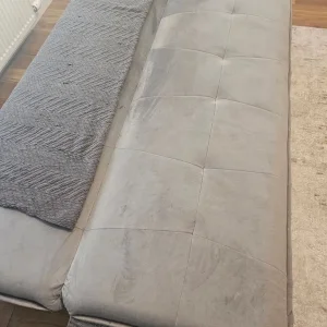 Grey sofa bed with click clack mechanism - Image 4