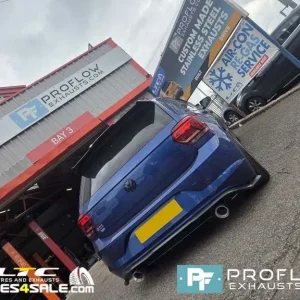 VW Golf GTi Custom Exhaust Back Box Delete with TX026 Tailpipes - Image 6