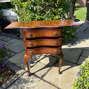 Drop leaf 3 drawer side table - Image 3