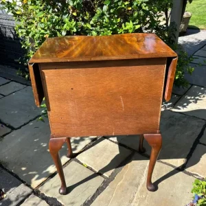 Drop leaf 3 drawer side table - Image 5