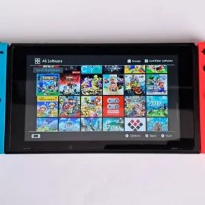Nintendo SWITCH + 75 GAMES & Accessories - RED/BLUE - Image 7