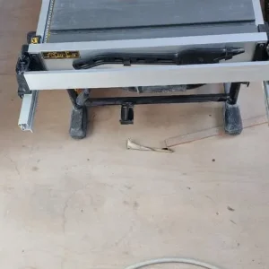 DeWALT 250mm Portable Table Saw with Rolling Stand - Image 7